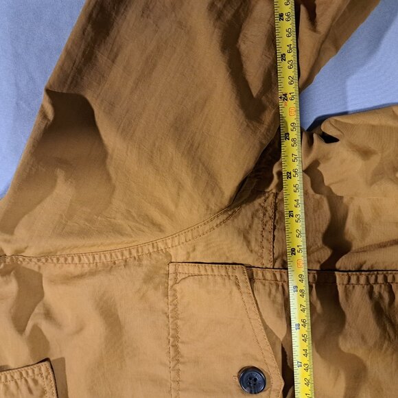 Eddie Bauer Ravenna Shirt Jacket Nylon Brown/Tan Color XL Women's Lightweight - Picture 5 of 7
